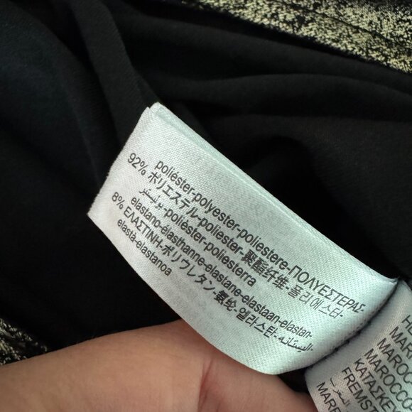 ZARA Metallic High Neck Bodysuit – Gold/Black – Size S – New - Picture 10 of 10